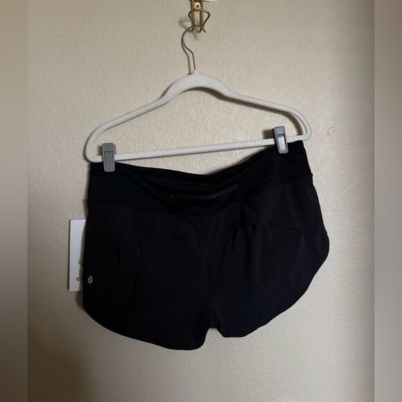 Lululemon Speed Up LR Short 2.5" *Lined size 10 Black NEW - Picture 6 of 8
